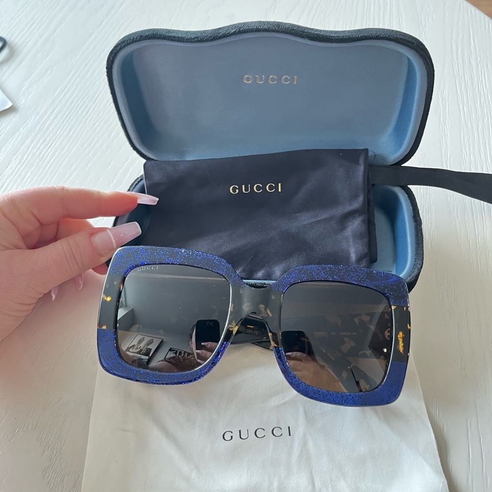 Gucci Oversized Two Toned Sunglasses